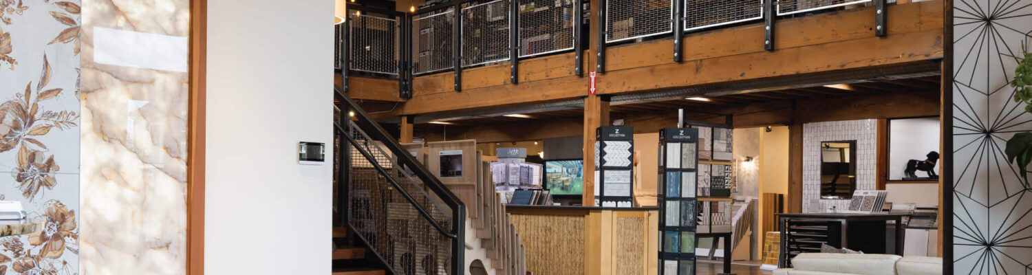 SE Portland Showroom | Surface - Overhead Balcony SE Portland Showroom | Surface - Overhead Balcony